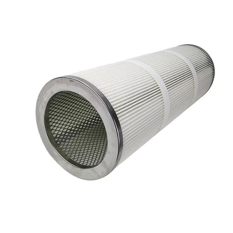 High efficiency Polyester high temperature dust filter cartridge customization dust filter