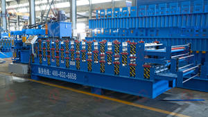 Hochwertige TR4 TR5 Doppelschicht-Dachbahn walzen form maschine Wellpappe Trapez profil Motor Getriebe motor Getriebe - Product Image 4