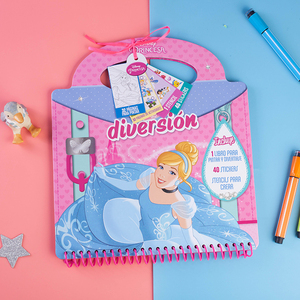 Công Chú<span class=keywords><strong>a</strong></span> Màu Hồng Cô Gái Di Động Vẽ Đồ Chơi Fantastic Sticker Cuốn Sách In Ấn Tùy Chỉnh In Ấn Phác Thảo Vẽ Cuốn Sách - Product Image 4