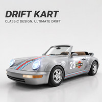 Kart électrique de drift de style voiture de sport vintage personnalisé OEM, 72V 2500W, kart de divertissement pour adultes