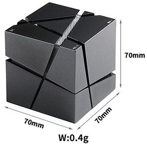 Geometric Cube Wireless <b>Speaker</b> Creative Split Surface RGB LED Light TF Card Mini Portable Desktop Gift <b>Audio</b> Box - Product Image 3
