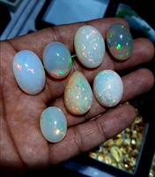 Opale d'Éthiopie naturelle ovale de haute qualité, certifiée IGI, MANGALMAY, MOQ 30 pièces, pierre précieuse de couleur naturelle à 100 % pour bijoux