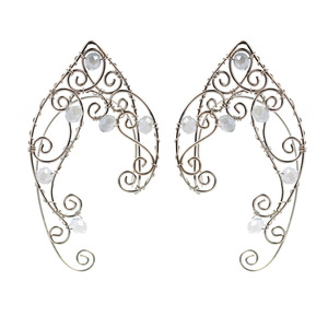 Pendientes <span class=keywords><strong>de</strong></span> moda Retro <span class=keywords><strong>de</strong></span> lujo para mujer, puños <span class=keywords><strong>de</strong></span> oreja <span class=keywords><strong>de</strong></span> elfo <span class=keywords><strong>de</strong></span> hadas, alas <span class=keywords><strong>de</strong></span> Ángel <span class=keywords><strong>de</strong></span> perlas, cuentas <span class=keywords><strong>de</strong></span> cristal, Clip no perforado, fiestas <span class=keywords><strong>de</strong></span> bodas - Product Image 5