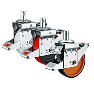 <strong>Scaffolding</strong> Caster <strong>Wheels</strong> With Swivel Stem Casters 360 Degree Rotation - Product Image 6