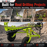 Foreuse pneumatique portative de type split pour le forage de roche, idéale pour les travaux de dynamitage et de construction en carrière