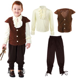 बच्चों के दिन सूट लड़कों मध्ययुगीन पुनर्जागरण विटोरियन पिशाच कॉस्प्ले पोशाक RKHC-008 - Product Image 5