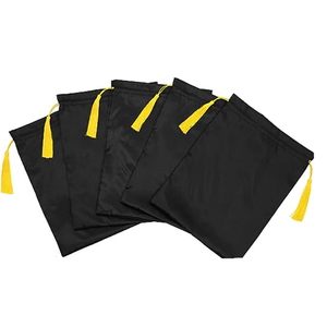 Pochettes en satin de soie doux, sacs d'emballage durables pour perruques, mèches et extensions capillaires pour filles, avec logo sérigraphié, pour le rangement de bonbons - Product Image 6