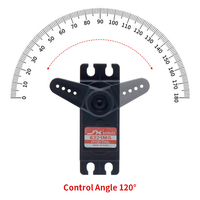 Servomoteur JX PDI 6221MG 20KG à couple élevé 120/180/360 degrés, pièces détachées pour hélicoptères et robots RC, modèles FPV
