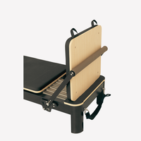 Reformer Pilates Commercial Portable Blanc et Noir en Alliage d'Aluminium pour Studio et Gym