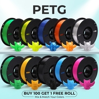 Filament d'impression 3D BIGGOLDEGG PETG [Lisse Professionnel] 1,75 mm Couleur Unie Surface Lisse Soie 240C PETG Basique