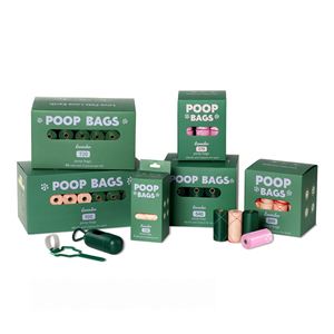Custom Eco-Friendly Simple Lavender Scent Biodegradable <b>Compostable</b> Degradable Dog Poop <b>Bags</b> - Product Image 1
