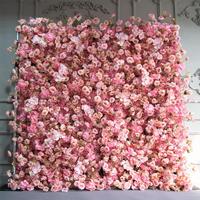 Fabrikverkauf 3D 5D Künstliche Blumenwand Seidenwand für Feiertagsdekoration, Party, Neujahr, Hochzeit, Hotel-Hintergrund