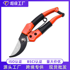 Sécateur de jardin en acier inoxydable, coupe maximale de 10 mm, orange et noir, outil d'élagage pour branches d'arbres fruitiers, utilisation extérieure - Product Image 3