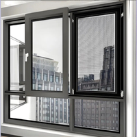 Ventanas Corredizas de Aleación de Aluminio con Rotura de Puente Térmico, Doble Acristalamiento, Vidrio Templado, Pantalla Integrada, Modernas, Insonorizadas, con Certificación Energy Star