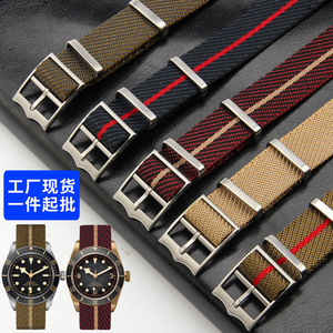 สายรัดไนลอนแบบทอของ <span class=keywords><strong>NATO</strong></span> ใช้ได้กับสายผ้าแคนวาส Tudor Little Red Flower DW ขนาด 20 มม. และ 22 มม. - Product Image 6