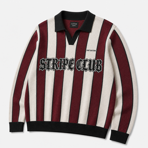 Maillot de football personnalisé 100 % coton, pull tricoté, nom et numéro d'équipe personnalisés, col en V, sport, anti-plis, anti-rétrécissement, hiver - Product Image 4