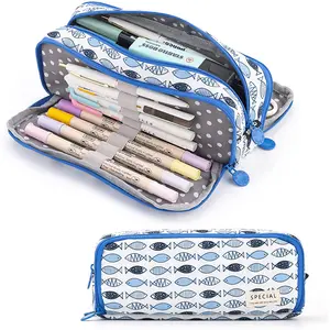 China Hot Sale Gray Fun Mesh Pack Pouch Pencil Case