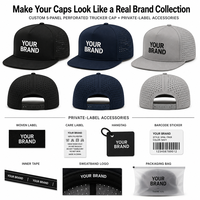 Casquette Trucker Respirante Personnalisée avec Logo OEM Brodé ou Perforé au Laser, Casquette Snapback en Gros pour Golf, Sports et Course à Pied