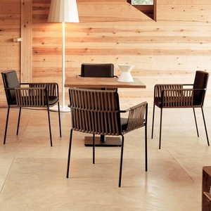 Ensemble <span class=keywords><strong>de</strong></span> canapés <span class=keywords><strong>de</strong></span> <span class=keywords><strong>jardin</strong></span> élégants, imperméables, en <span class=keywords><strong>métal</strong></span>, meubles d'extérieur modernes, <span class=keywords><strong>salon</strong></span> <span class=keywords><strong>noir</strong></span> pour utilisation hôtelière - Product Image 4