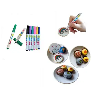 hochwertige DIY Kuchen Werkzeuge Dekoration Zeichnung Bäckerei Stift lebensmittelqualität essbarer Farbstift Marker-Stifte