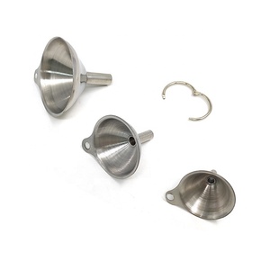 Kim loại nhỏ Phễu cho điền KICHEN Phễu Bộ 3 Tiny chai dầu thực phẩm <span class=keywords><strong>blask</strong></span> rượu powerder protein Phễu Dispenser - Product Image 2