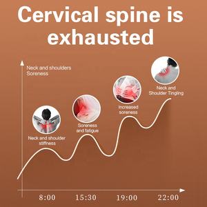 Hochwertige elektrische Nackenmassagegerät Nacken-Schultermassagegerät für Nacken hinten Körpermassagegerät mit Heizung - Product Image 4