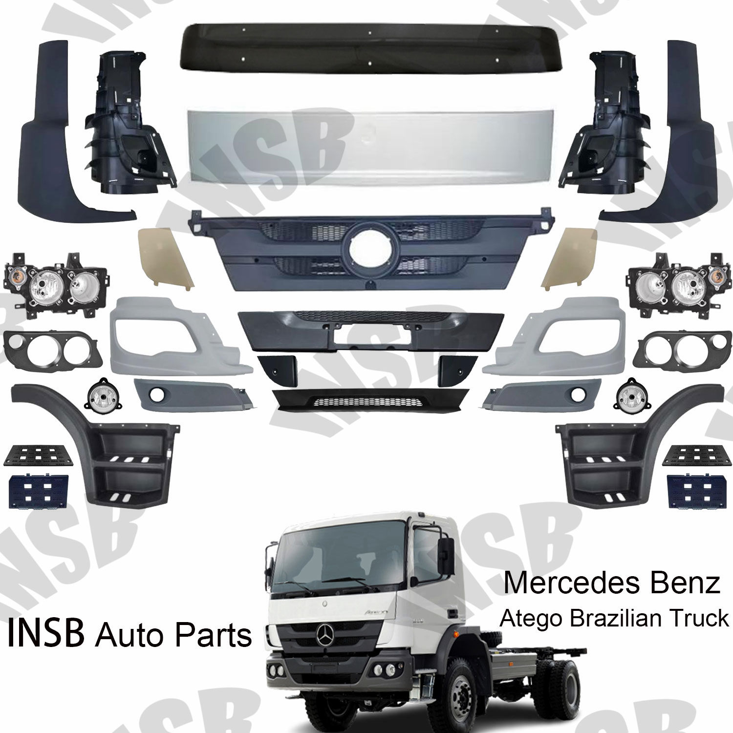 Conjunto Espelho Retrovisor Com Tirante Mercedes-Benz Axor Atego - 2007 Até 2013 | Campagnaro - Foto 9