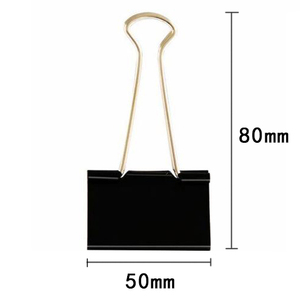 New Kim Loại Giấy Clip Gấp Kim Loại Chất Kết Dính Clip Đen Kẹp Kẹp Giấy Tài Liệu Văn Phòng Trường Văn Phòng Phẩm 19 25 32 41 51Mm - Product Image 6