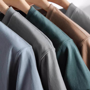 T-shirt da Uomo con Logo Personalizzato, Cotone di Alta Qualità 230gsm, Peso Pesante, Oversize Semplice, Stile Sportivo Estivo, Vestibilità Boxy - Product Image 2