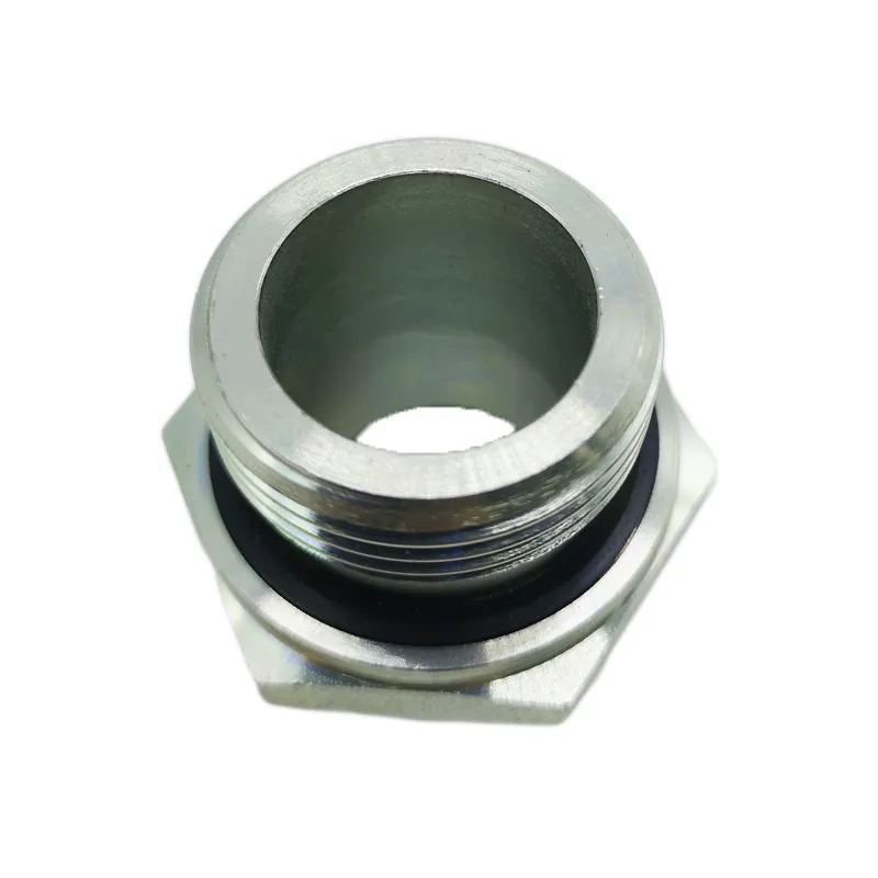 Carbon steel METRIC MALE 24 Degree L.T./BSP O-RING SEAL ADAPTER