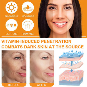 Crème Hydratante Éclaircissante à <span class=keywords><strong>la</strong></span> Vitamine C, Compléments Alimentaires Végétaliens Biologiques Anti-Âge à Base de Plantes, Ensemble de Soins de <span class=keywords><strong>la</strong></span> <span class=keywords><strong>Peau</strong></span> - Product Image 3