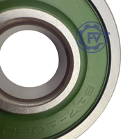 Rodamiento de Alternador Automotriz B17-102DG4 para NSK, 17x47x14mm, Rodamiento de Bolas de Ranura Profunda de Acero Cromado