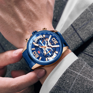Orologi da Uomo Mini <span class=keywords><strong>Focus</strong></span> MF0336G, Cronografo di Lusso di Grandi <span class=keywords><strong>Dimensioni</strong></span>, Orologio al Quarzo di Alta Moda per Uomo - Product Image 3