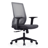 Chaise de bureau en maille pivotante, accoudoir fixe à dossier haut, chaise d'ordinateur, chaise de réunion d'école, bon marché, haute qualité