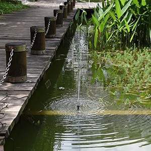 น้ำพุพลังงานแสงอาทิตย์พร้อมแผงปั๊มน้ำ,สำหรับอ่างน้ำนกชุดแผงพลังงานแสงอาทิตย์น้ำพุกลางแจ้งสำหรับบ่อน้ำขนาดเล็กกลางแจ้งลานสวนและลาน - Product Image 5