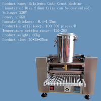 Machine à crêpes automatique commerciale à mille couches, capacité de 100 à 300 pièces/heure, garantie de 4 ans, facile à utiliser, pour boulangerie