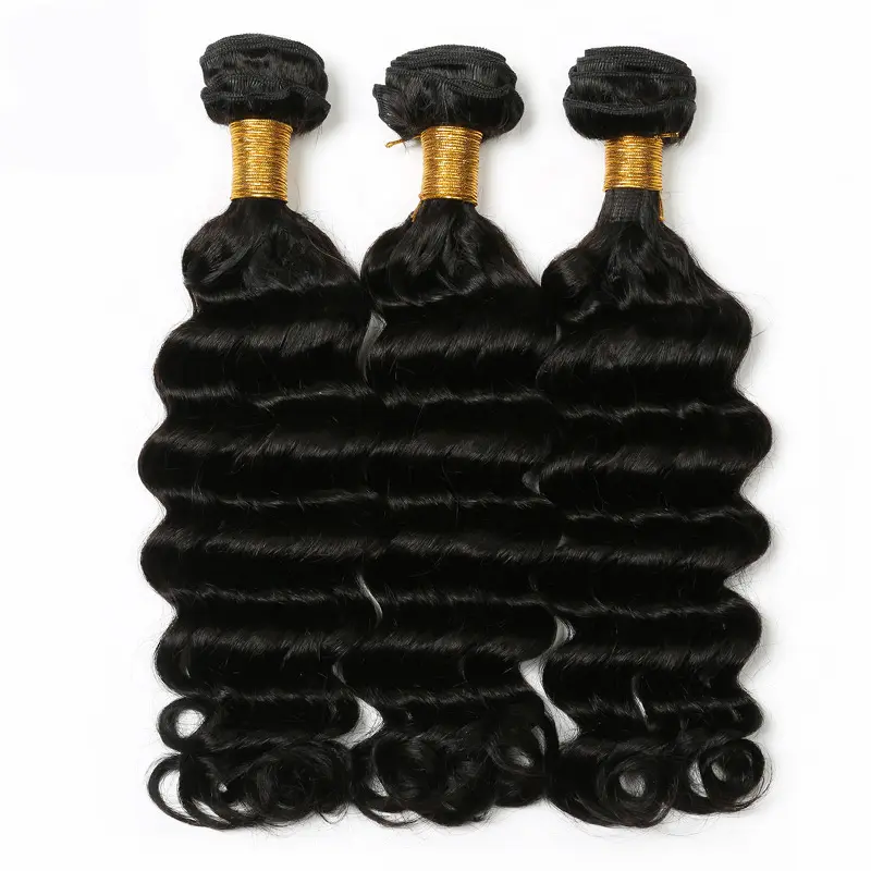 Factory Wholesale Price Human Hair Loose Deep Wave Human Hair Bundles Virgin Brazilian Hair