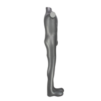 Mannequin de torse suspendu gris, Mannequin gonflable en plastique PVC
