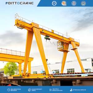 Grúa Pórtico de Tipo MH para Uso Exterior, Montada sobre Rieles, de Viga Única, de 5, 10, 15, 20 y 30 Toneladas, con Polipasto Eléctrico - Product Image 4