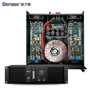 Berase <span class=keywords><strong>TD2220</strong></span>เครื่องขยายสัญญาณเสียง3U <span class=keywords><strong>2</strong></span>*2200W แบบสองช่องสำหรับ3U - Product Image 3