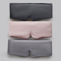 Masque de sommeil profond de luxe en soie de mûrier 100% tissée, imprimé, doux, réglable avec velcro, écologique, grande taille personnalisée