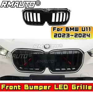 Grille de pare-chocs LED pour BMW X1 U11 2023-2024, kit carrosserie de pare-chocs avant, grille LED en plastique ABS, accessoires de voiture - Product Image 2