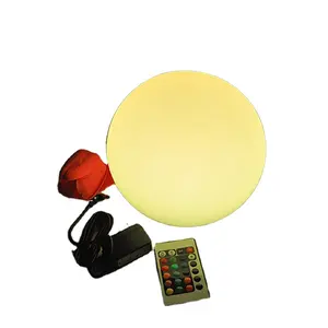 充電式フローティング防水照明付きRGBガーデングローLEDスイミングプール用ライトプールボールLEDボール