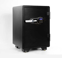 Caja Fuerte Digital Automática Moderna de Acero Sólido e Ignífuga para Oficina y Hogar, Caja Fuerte con Huella Dactilar para Almacenamiento de Documentos