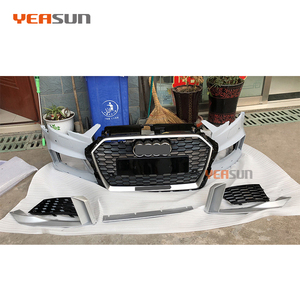Kits de carrocería para Audi <span class=keywords><strong>A3</strong></span> S3 2017 2018 2019 actualización estilo RS3 parachoques y difusor de rejilla delantera - Product Image 1