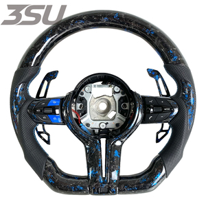 Volante Deportivo de Fibra de Carbono y Cuero para <span class=keywords><strong>BMW</strong></span> F30 F10 F21 F22 F15 F16 F45 F32 E70 E90, Estilo Deportivo, Interior de Auto, 2018-2024 - Product Image 1