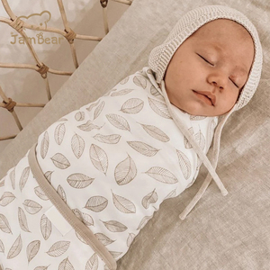 Mantas orgánicas de doble cara para bebés, manta de cama de bebé de punto personalizada, manta portabebés de bambú orgánico al por mayor - Product Image 6