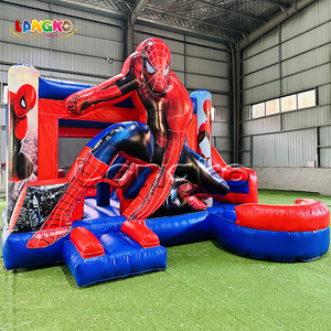 Castillo Inflable Comercial de PVC de Spiderman, Casa de Brinco Inflable para Niños, Equipo de Alquiler para Fiestas, Castillo Hinchable con Soplador de Aire - Product Image 2