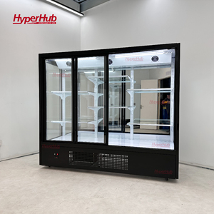 Refrigerador Comercial Vertical para Exhibición de Flores con Puerta de Vidrio, Descongelación Automática y Control por Aplicación para Floristerías - Product Image 4