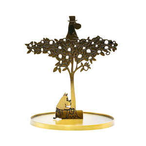 High-quality Metal Ornaments Artistic Metal Folding <b>Tree</b> Sculpture Modern <b>Tabletop</b> Centerpiece Metal Ornament Jewelry Plate - Product Image 2